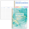 Undated Budget Planner Monthly Finance Organizer with Expense Tracker Spiral Bound Monthly Account Planners Finance Planner
