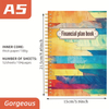 52 Sheet Spiral Bound Expense Tracker Journal for Adults with Budgeting Templates Monthly Calendars And Goal Setting Pages
