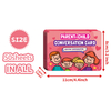 Custom 50 Fun Conversation Question Cards Double-sided Family Conversation Cards for Kids & Parents
