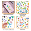 Animal Stickers for Toddlers Kids Bulk Preschool Sticker Sheets Dinosaur Unicorn Ocean World for Reward Craft Scrapbooking