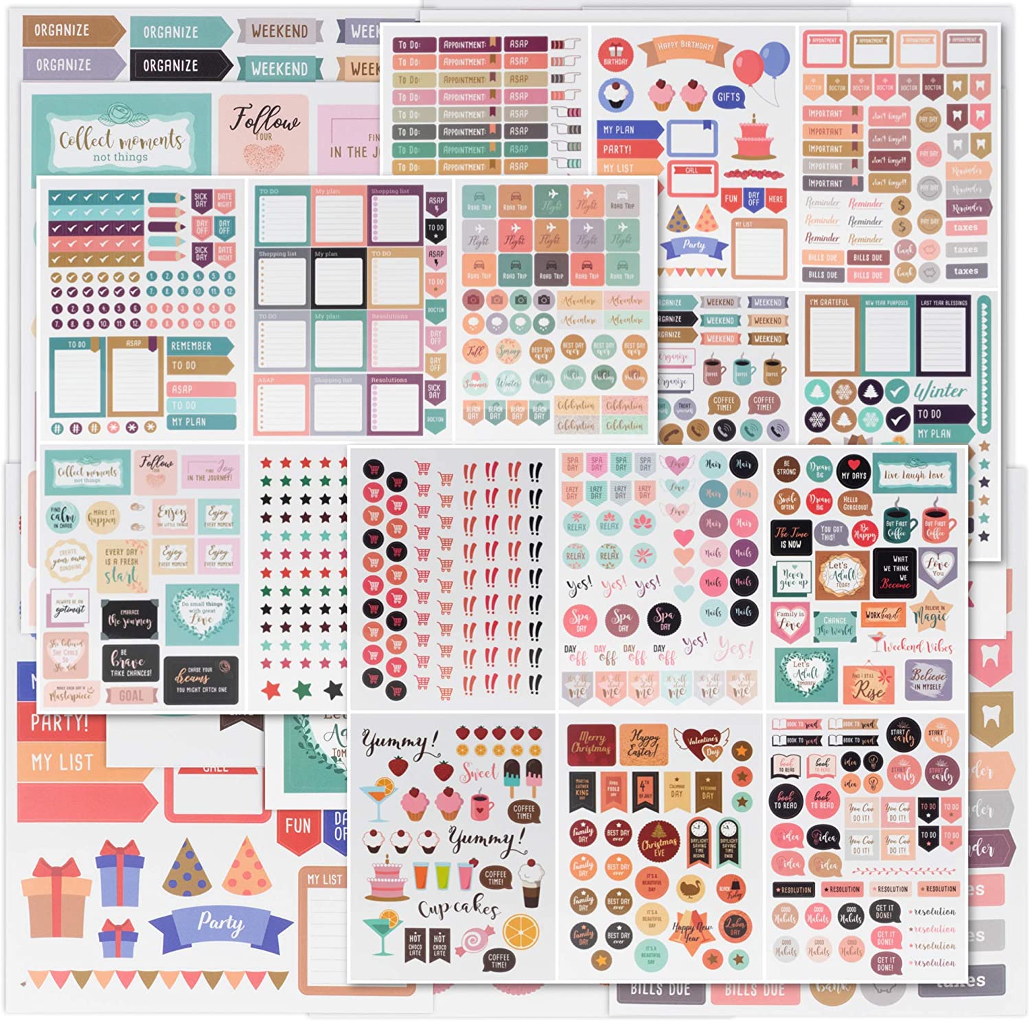 Aesthetic Planner Beautiful Accessories Stickers