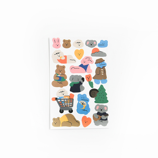Custom Animal Friends Series Kids Stickers