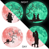 Glow in The Dack Wall Or Ceiling Moon Stickers Luminous Decal Sticker