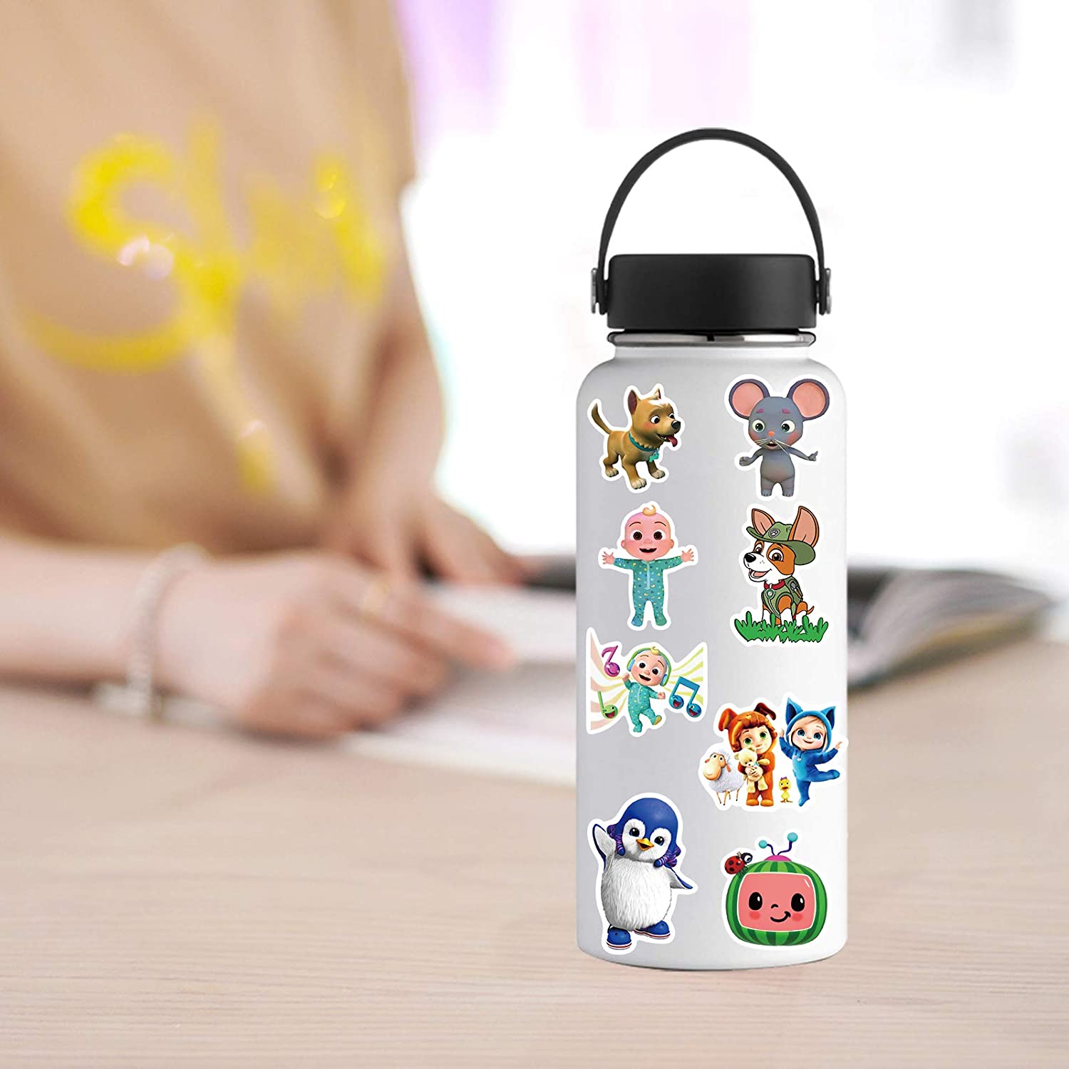  Cocomelon Stickers Vinyl Waterproof Stickers for Laptop