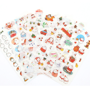 Cute Rabbit Cartoon Animals Kiss Cut Customized PVC Stickers