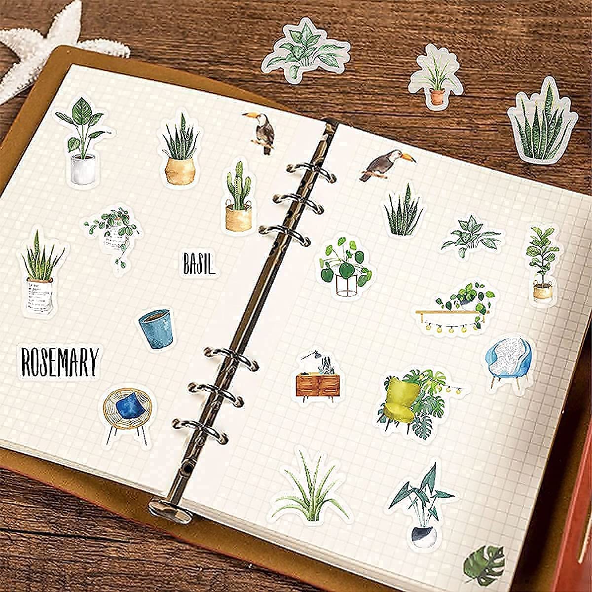 Vintage Scrapbooking Stickers Washi Aesthetic Sticker
