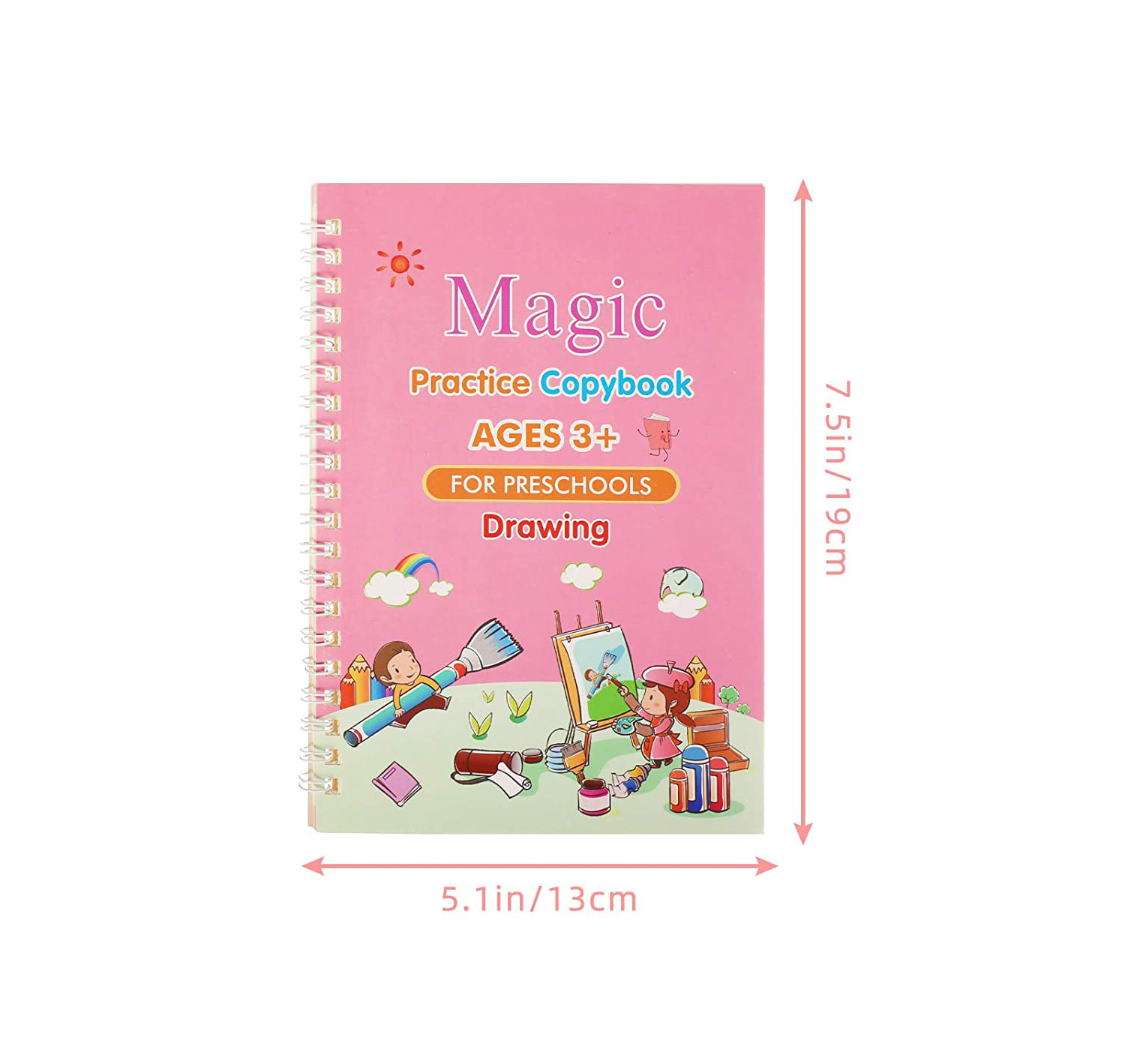 Magic Practice Copybook Kids Reusable Calligraphy Book Handwriting