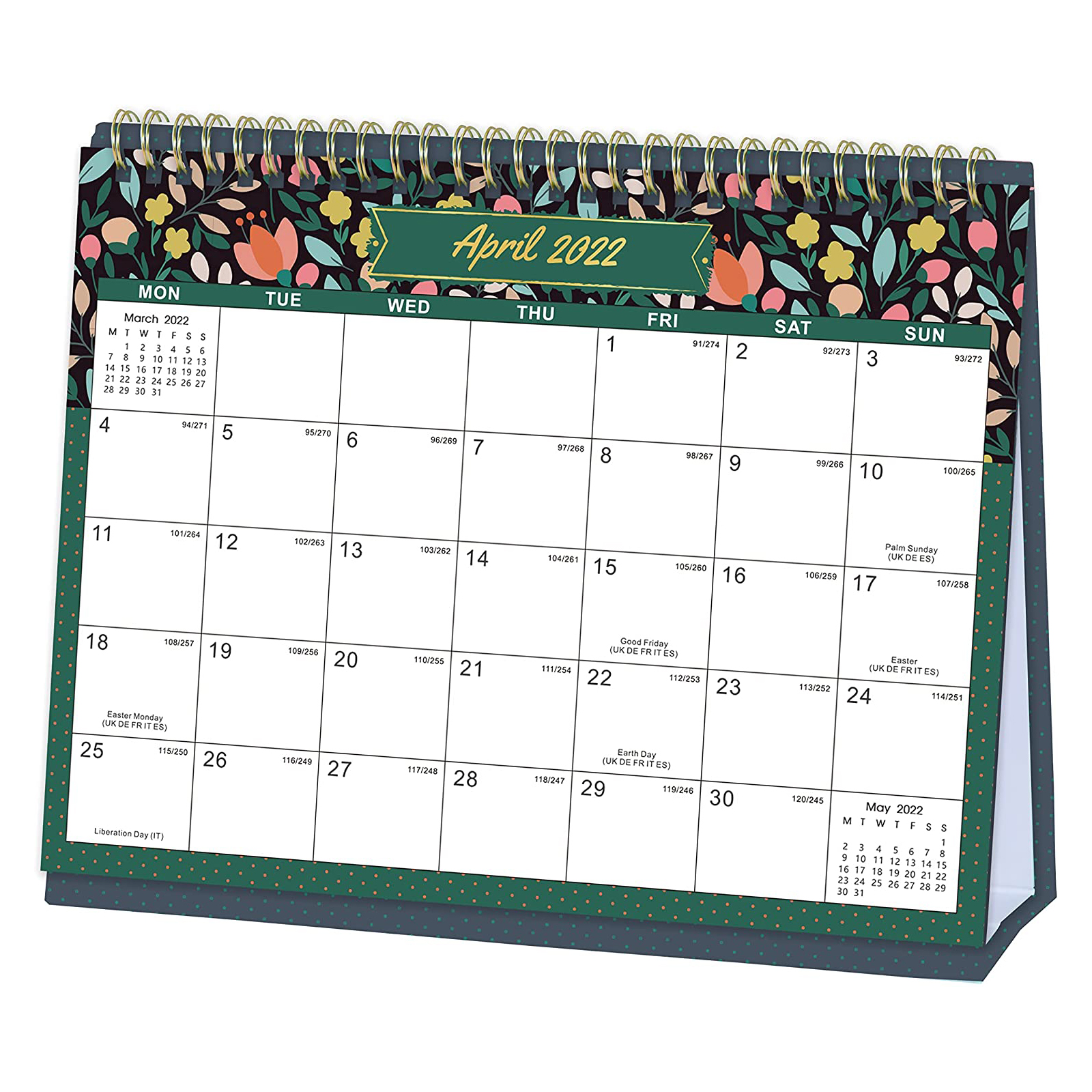 Monthly Custom Full Colors 365 Desk Calendar 2022 Table Calendar Printing To Do List 