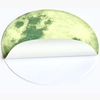 Glow in The Dark Stars Circles 3d Wall Stickers with Crescent Moon Realistic Moon