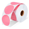 Self-Adhesive Vinyl Waterproof Logo Custom Multi-color 2" Round Circle Sticker Labels for Thermal Printer
