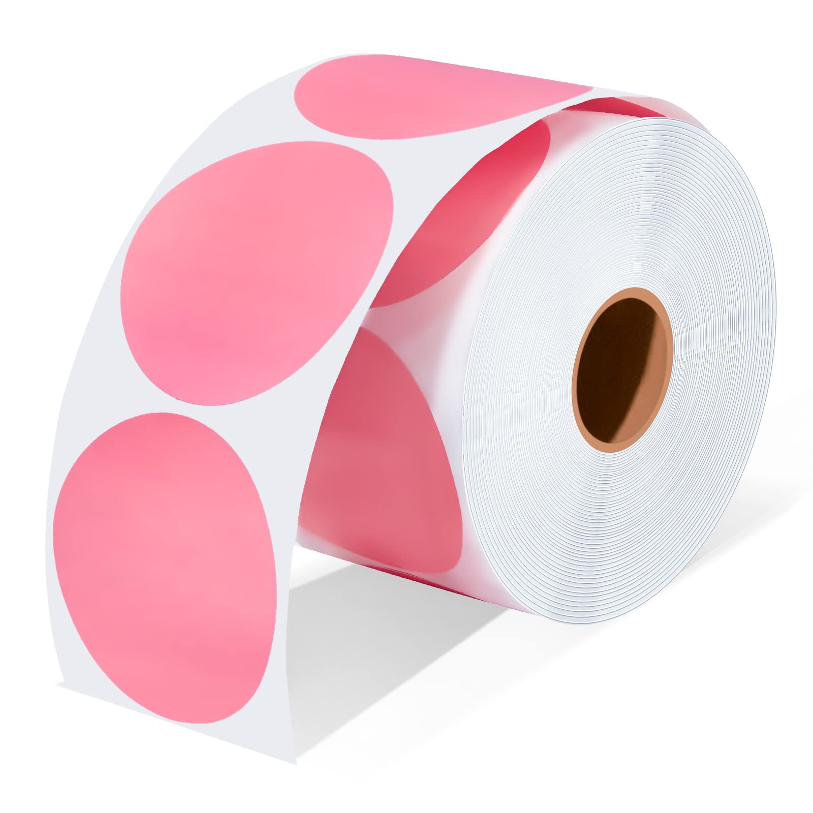Self-Adhesive Vinyl Waterproof Logo Custom Multi-color 2" Round Circle Sticker Labels for Thermal Printer