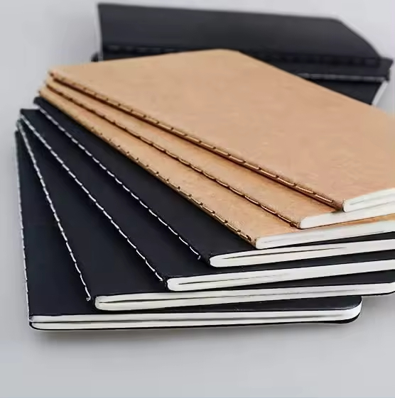 Kraft Brown Black Paper Notebook Bulk Small Journal Pocket Notebooks