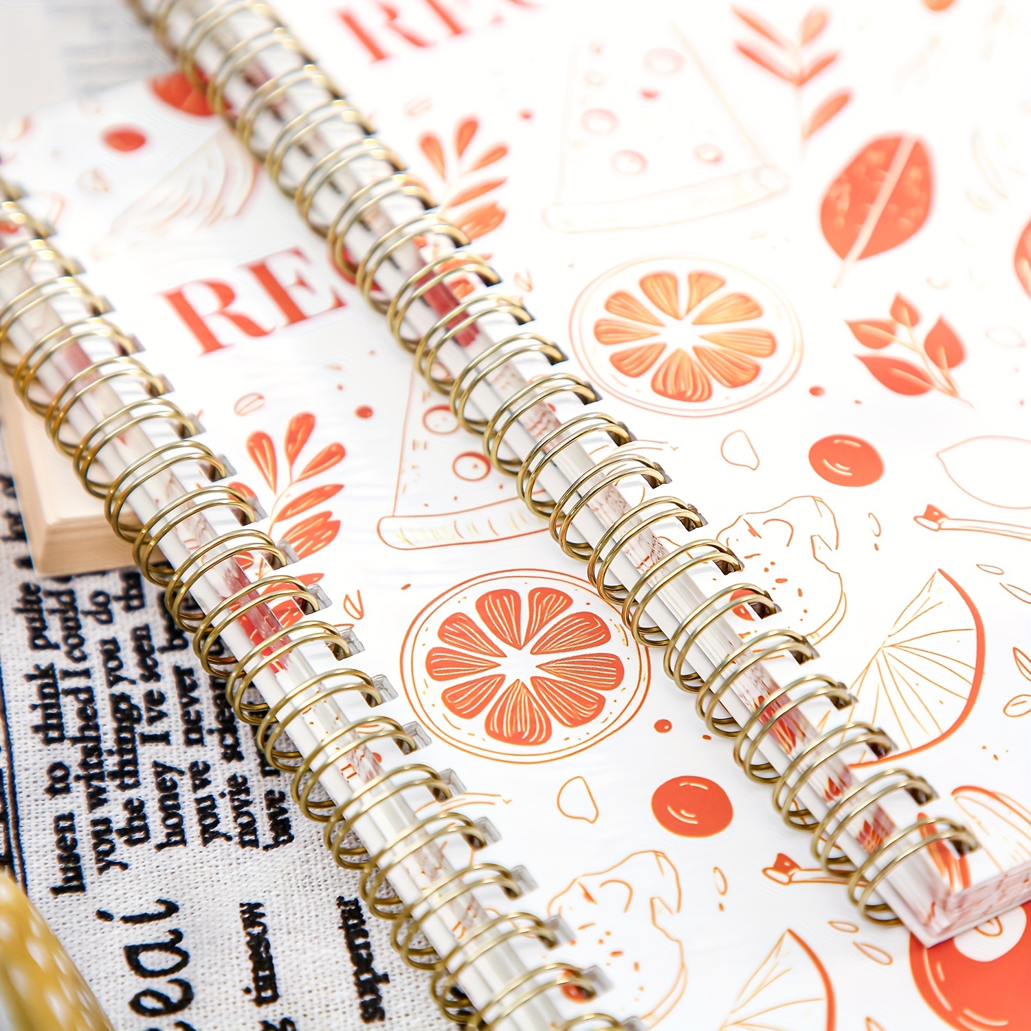 Spiral Healthy Eating Planner Daily Meal Tracker & Calorie Management Notebook Custom Wellness Journal Meal Planner