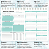Weekly Habit Tracker Notepad 52 Week Goal Setting Health Habits & To-Do List - Focus & Habit Tracker