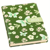 2025 Leather Floral Daily Planner Notebook with Flower Pattern, Daily Organizer Notebook with Button
