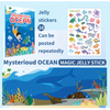 Reusable Sticker Book Animal Farm Princess Vehicles Ocean Dinosaurs, Reusable Sticker Books for Toddlers, Travel Toys