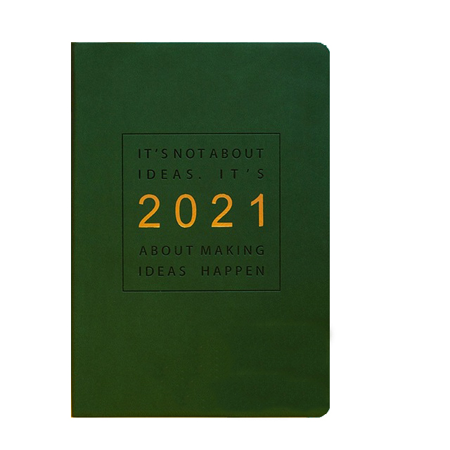 Custom Agenda 2021 Planner Organizer Diary Leather Notebook And A5 Journal 365 Day Plan Note Book Travel Handbook 