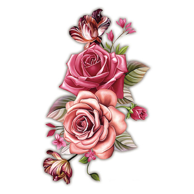 Custom Charming Temperary Tattoo Temporary Waterproof Pictures Semi Permanent Beauty Color Stickers for Boys Girls Men Women