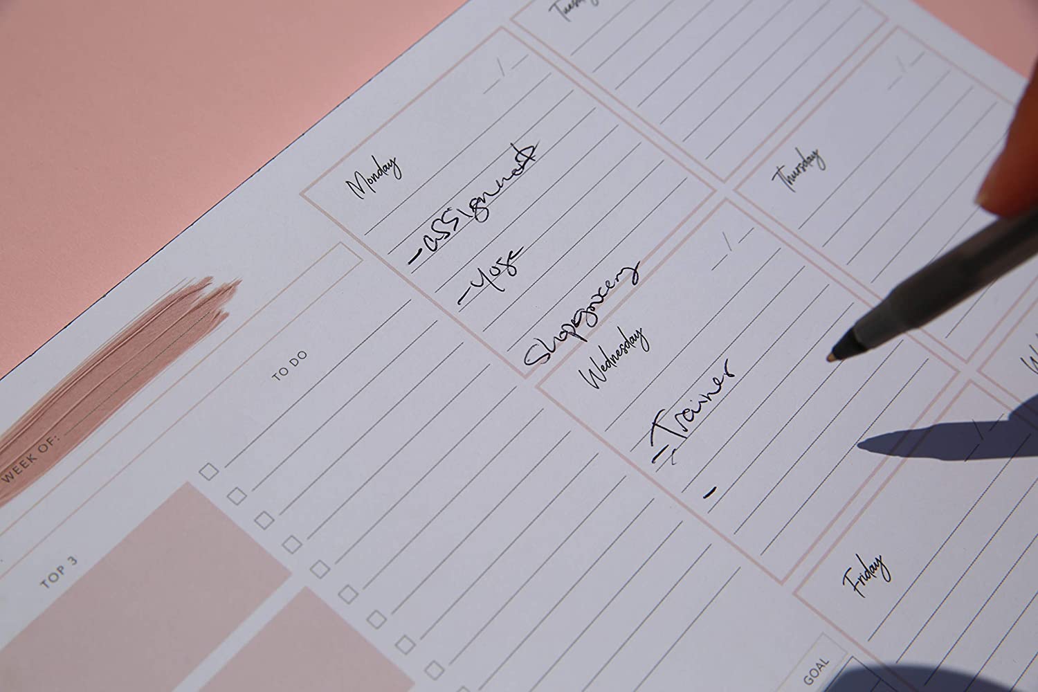 Weekly Planner Pad for Productivity Notepads