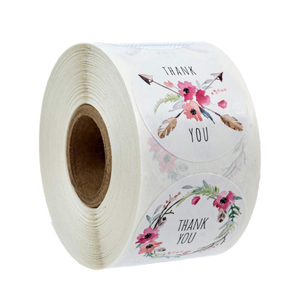 Thank You for Supporting My Small Business Stickers Packaging Label for Custom Roll Sticker Label Printing