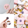 Vinyl Stickers Gold Foil Thank You for Your Business Sticker Custom Design Seal Labels Scrapbooking Festival Birthday Party Gift