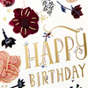 Luxury Happy Birthday Card Thank You Greeting Card Gift Invition Card Desgin