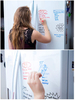 Customized Size Self Adhesive Transparent Whiteboard Sticker Soft Roll Dry Erase Wall Flexible for Teaching Meeting Room Kids