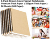 Hot Sale 6 Pack Brown Cover Spiral Canson Sketch Book Drawing Water Sketchbook Writing Painting Sketching Doodling