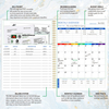 Undated Budget Planner Monthly Finance Organizer with Expense Tracker Spiral Bound Monthly Account Planners Finance Planner
