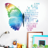 Custom Motivational Butterfly Wall Art Quote Stickers for Room Walls Believe in Yourself Inspirational Saying Wall Decals Sticker