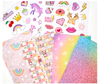 2025 DIY Journaling Set for Girls Gold Journal Kits Teenage 8-12 Scrapbook Kit Pink Cute Journal Diary Notebook Gift