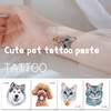 Cartoon Multi-style Cat Dog Sticker Tattoo Waterproof Cute Tattoo Stickers