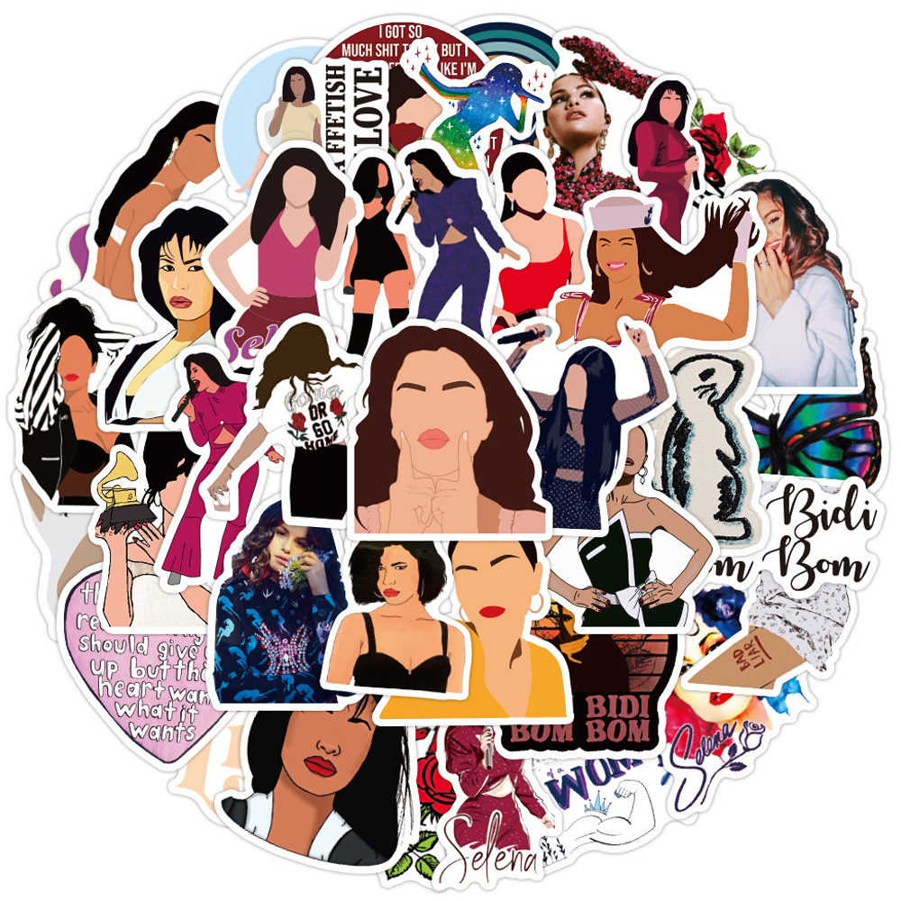 Selena Gomez Personalized Aesthetic Graffiti Stickers