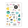 Custom Agenda Personalizada Stickers Gold Foil Planner Sticker Sheet for Monthly Weekly Daily Planner