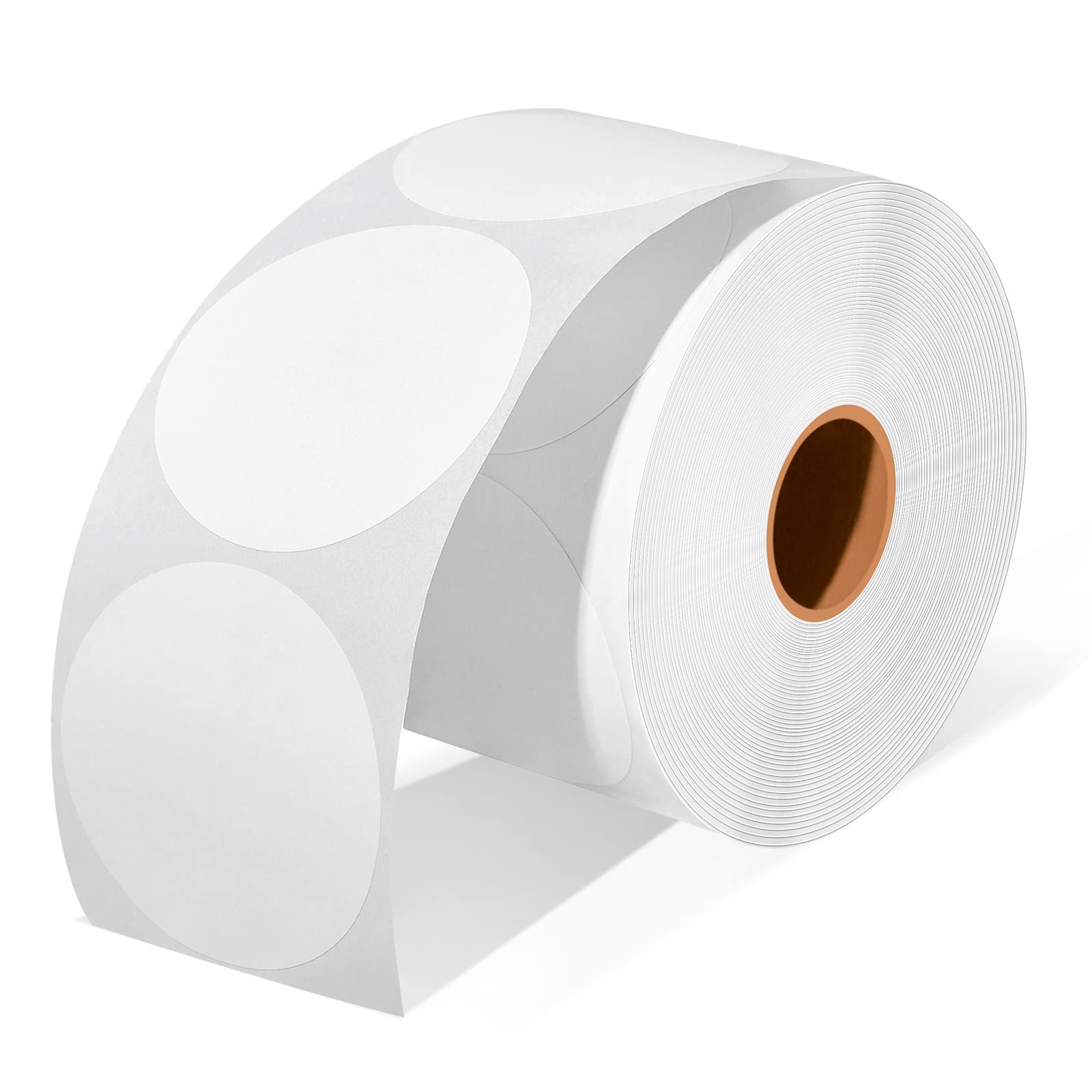 Self-Adhesive Vinyl Waterproof Logo Custom Multi-color 2" Round Circle Sticker Labels for Thermal Printer