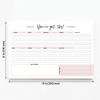 Weekly Planner with 50 Undated 6*9 Tear-Off Sheet To Do List Notepad