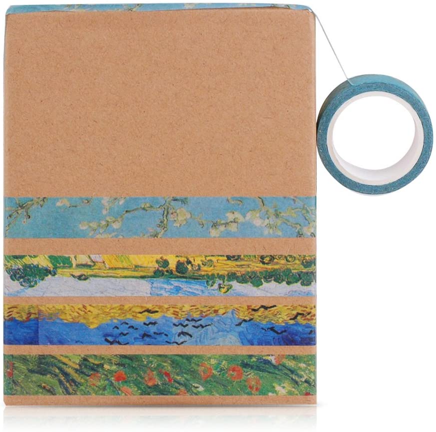 Custom Stickers Inspired Washi Tape Flower Sticker Sheet for Arts DIY Crafts Gift Wrapping Scrapbook