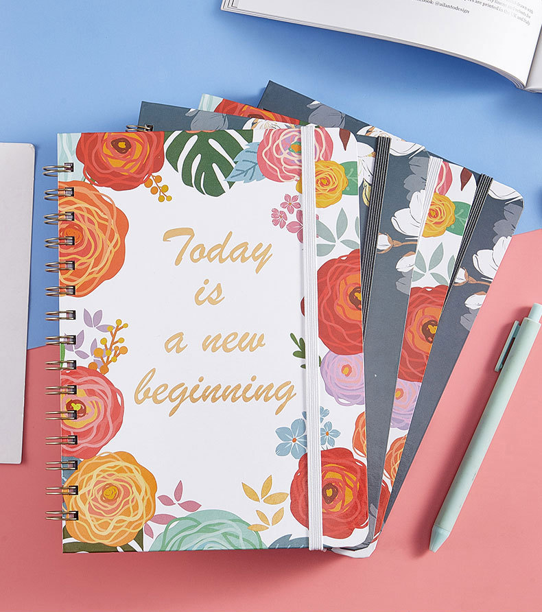 2022 Daily Planner Academic Weekly Monthly Planner Journal Spiral Notebook