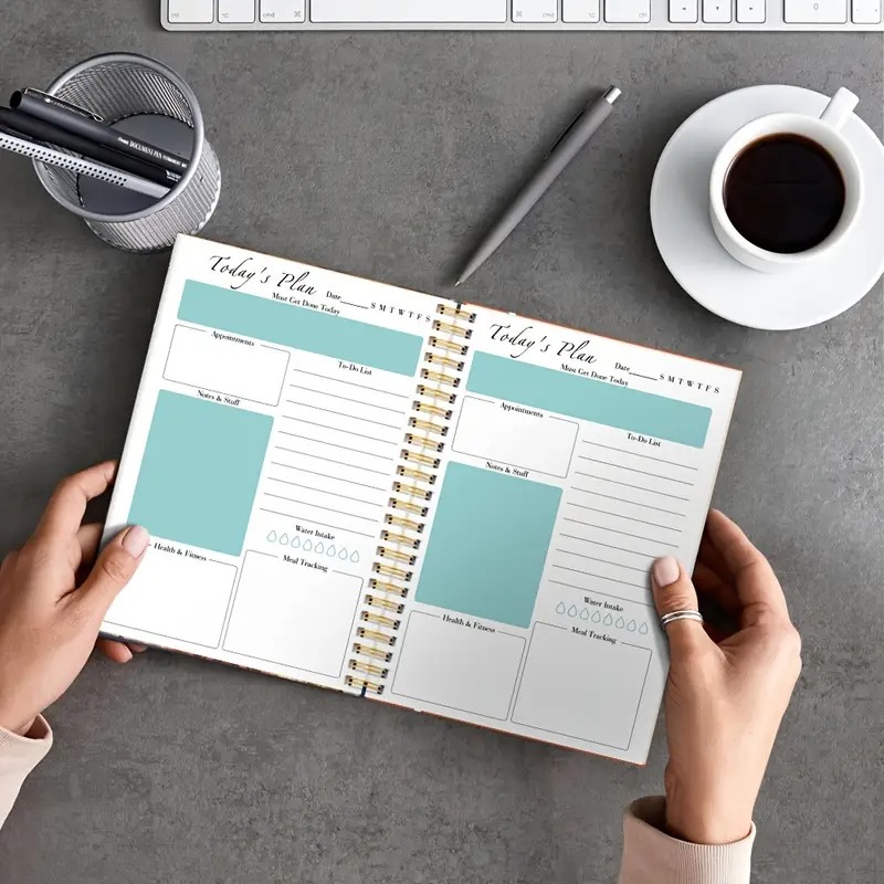 A5 Fitness Journal/Workout Log Book to Track Weight Loss GYM Journal, Bodybuilding Progress-Daily Health/Wellness Tracker