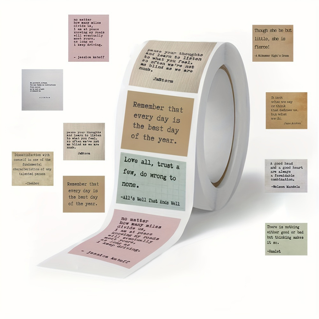 Vintage Jesus Stickers Roll - Inspirational Christian Labels Stickers for Water Bottle Planner Bible Stickers for Scrapbook