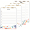 Tear-Off To Do List Notepad with Colorful Floral Style Daily Planner Spiral Simple Multi-Purpose Productivity Organizer