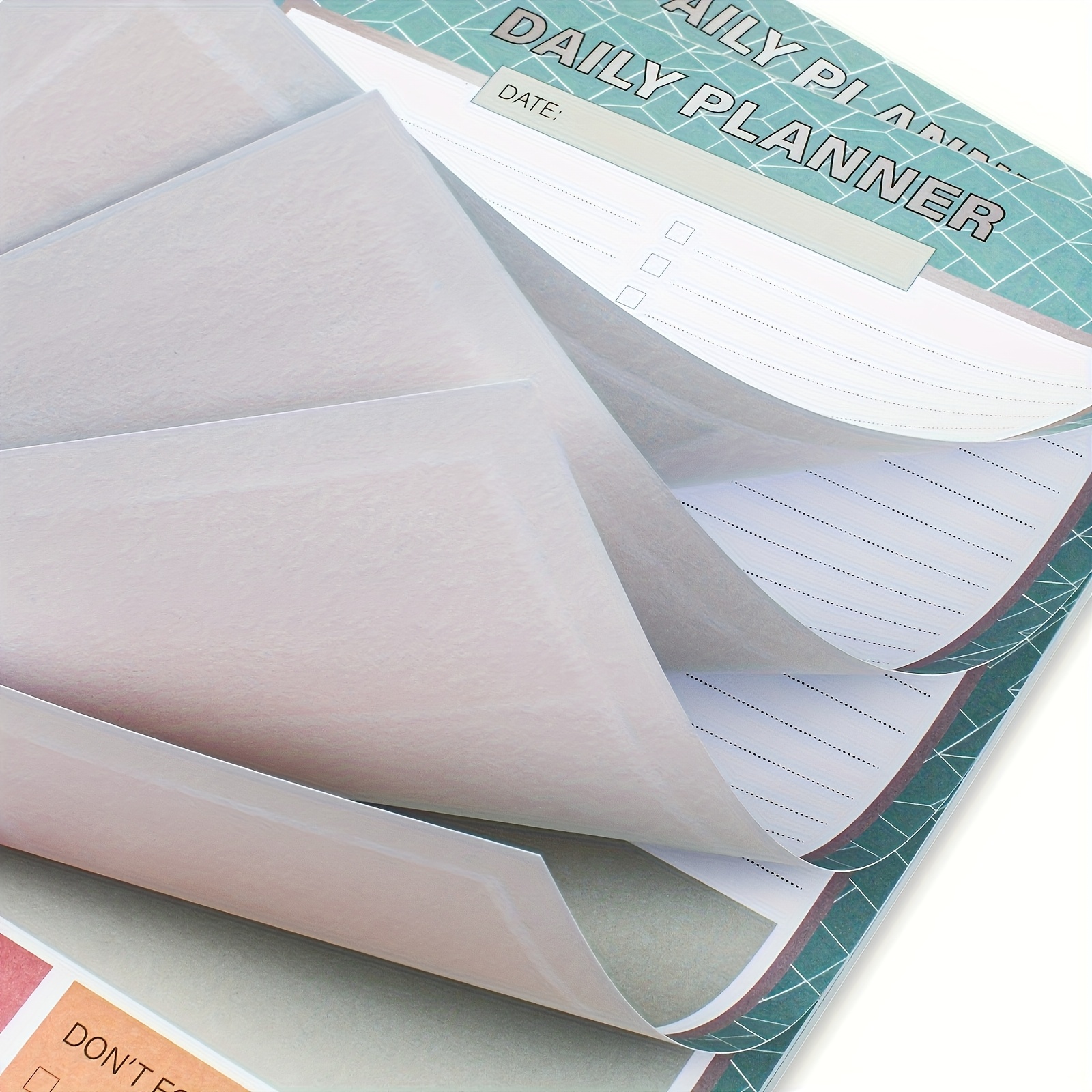 Custom Printing Undated Notepad for Daily Planning, Featuring a Checklist for Tasks And Goals