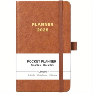2025 Pocket Calendar Planner January 2025 to December 2025 Portable Small Planner 6.4x3.8 Inches