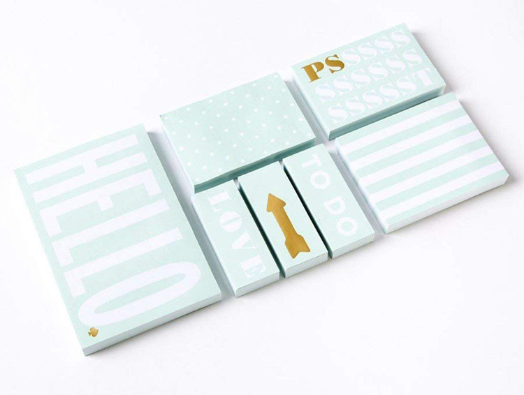 Custom New Design Box Sticky Note Pad Set 