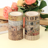  Custom Printing Roll Aesthetic Decorative Tapes for Journal, Vintage Washi Tapes