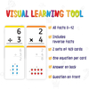 Multiplication And Division Flash Cards for Toddlers Preschool Kids Educational Flash Card