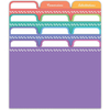 24 Recipe Card Dividers 4 X 6 Inches Index Card Dividers with Floral Pattern 1/3 Cut Tabbed Note Cards Helps Organize Recipe Box