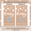 Baby Shower Games Rustic Baby Shower Scratch Off Cards Baby Shower Raffle Ticket for Baby Shower Party Games Activity Supplies Birthday Wedding Favor