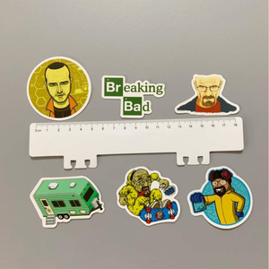 Breaking Bad TV Show Merchandise Funny Quote Stickers Waterproof for Laptop