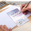 Custom Made Winter Notepads Tear Off Holiday Notepads Paper for Christmas Home School And Office